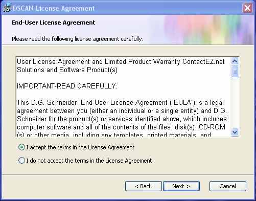 MSI User License Agreement