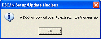 Extraction des fichiers du Nucleus